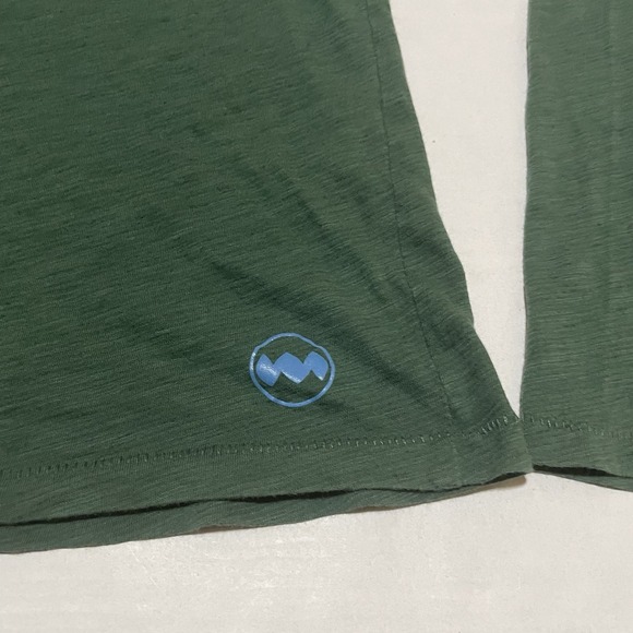 Janji Shirt Womens Size Large Green Performance Running Jogging Gym Long Sleeve - Picture 6 of 6